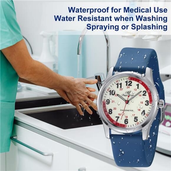 Nurse Watch Nursing Watch Analog Medical Watches with Second Hand Easy - Picture 5 of 7